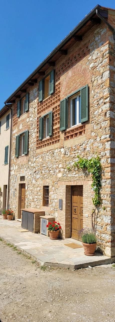 Secondo prospetto del casale restaurato